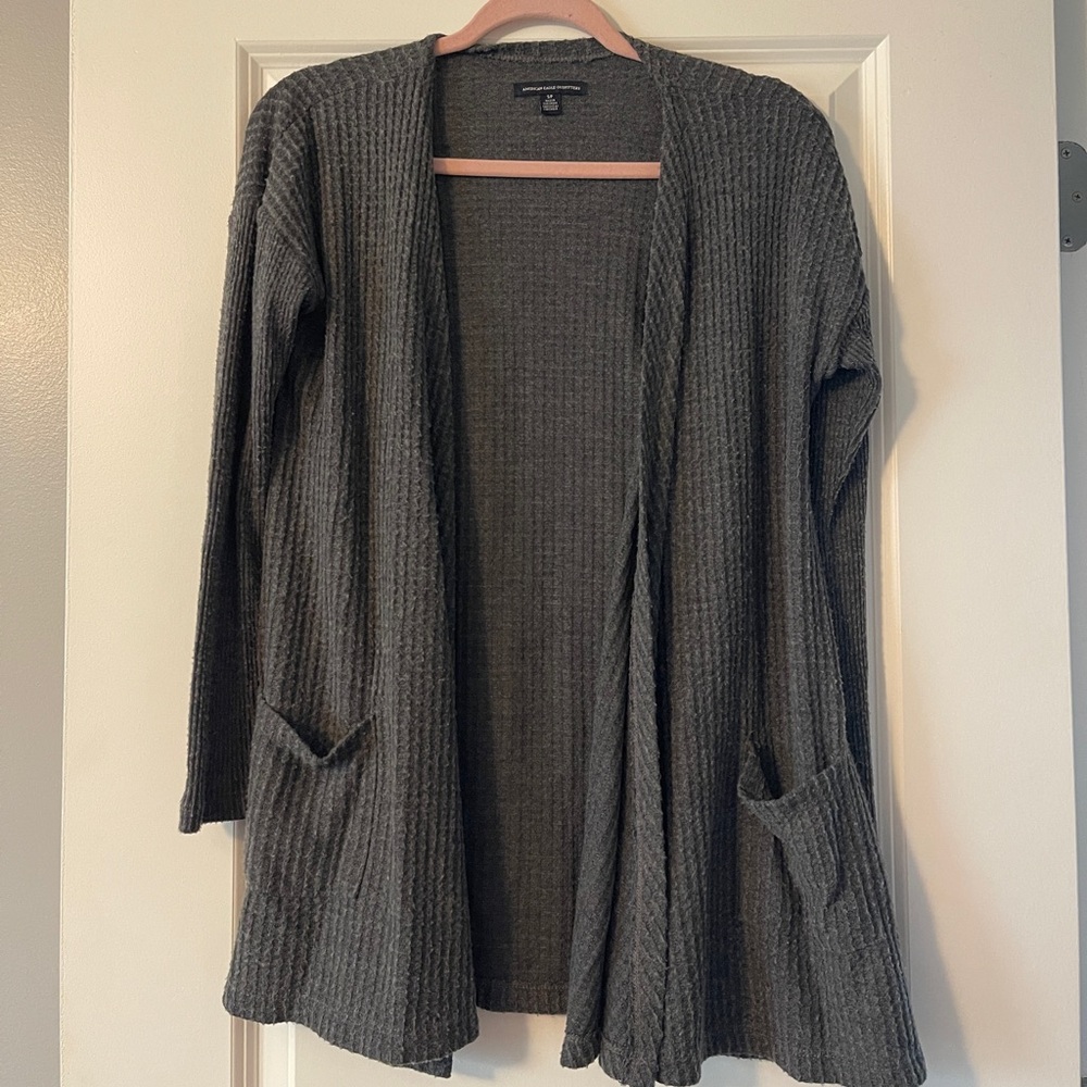 American Eagle Women's Waffle Knit Cardigan